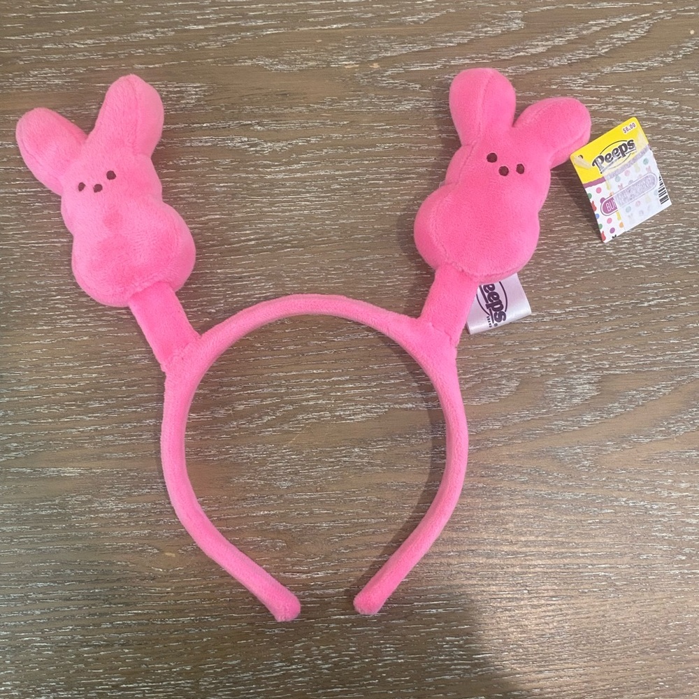 Peeps Bunny Ears Headband Pink Easter Spring